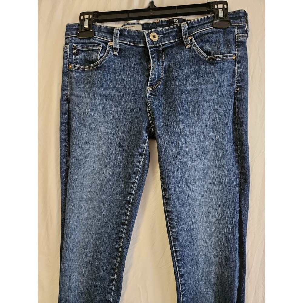 AG Adriano Goldschmied Jeans Womens 28R Blue The Legging Super Skinny Dark Wash - Picture 4 of 10